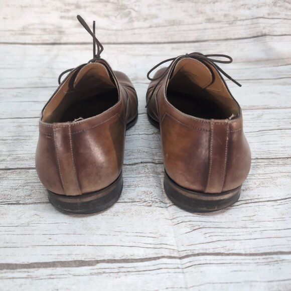Magnanni Flex Brown Leather Oxford Dress Shoes Men Size 11 - Picture 3 of 8